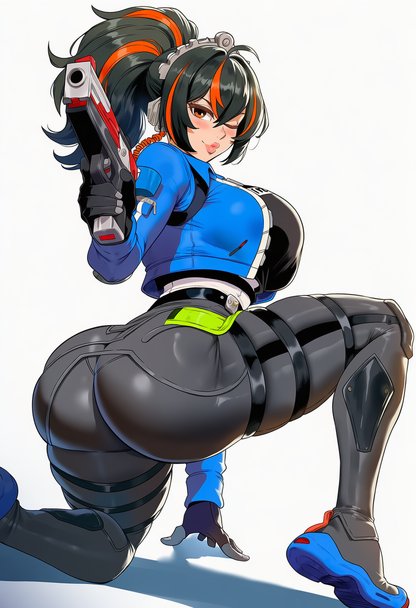 Anime Girl with Gun